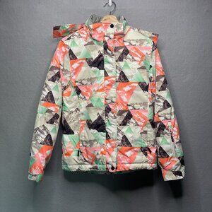 Searipe XS Wind & Water Resistant Ski Snowboard Jacket Muliticolor